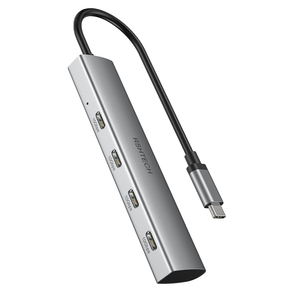 <span class=keywords><strong>Hub</strong></span> USB-C RSHTECH 4 ports 10 Gbps, uniquement données, <span class=keywords><strong>hub</strong></span> USB 3.1, adaptateur multiport compatible avec ordinateur portable, claviers, smartphones, tablettes - Product Image 1