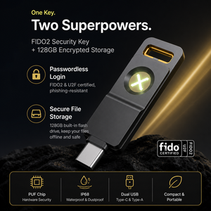 Pufido Drive 2 (F03) pufido Drive clife Key pufido Drive clife USB กุญแจอิเล็กทรอนิกส์ Fido + ที่เก็บ128GB - Product Image 3