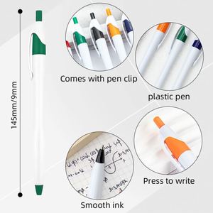 Bolígrafo Deportivo Promocional Personalizado con Logotipo Naranja, Ancho de Escritura de 1.0 mm, Personalizado para Regalos - Product Image 2