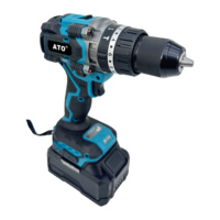 Perceuse à percussion sans fil professionnelle ATO Brushless 21V Lithium, couple élevé, 170 Nm