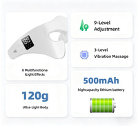 Lunettes de massage micro-courant OEM pour le lifting des yeux, appareil de beauté massant sous les yeux, pour éliminer les poches et les gonflements.