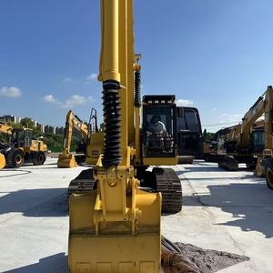 รถขุดตีนตะขาบ Komatsu PC200 มือสอง ปี 2022 รุ่นดั้งเดิม ชั่วโมงการทำงานต่ำ เครื่องยนต์ PLC เกียร์ ปั๊ม สำหรับงานขุดดิน รื้อถอน - Product Image 4