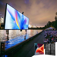Pantalla LED Fija para Exteriores, para Fachadas de Edificios, P8 P10 4K, Alto Brillo, IP65, Impermeable, Gabinete Fundido a Presión, Letrero Publicitario