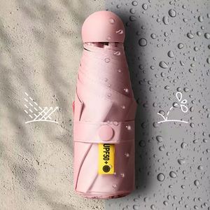 Parapluies mignons pour événements promotionnels, cadeaux d'entreprise, imperméables, pliables en 5 sections, avec logo personnalisé, mini parapluie - Product Image 3