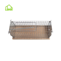 Cage de piège à rats vivants en bois massif avec piège à souris en fil métallique jetable écologique pour une utilisation intérieure et extérieure