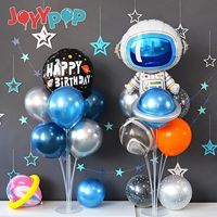 Kit de support de ballons en acrylique transparent LINGKAI, centre de table, porte-ballons avec base pour la décoration de fête d'anniversaire ou de mariage