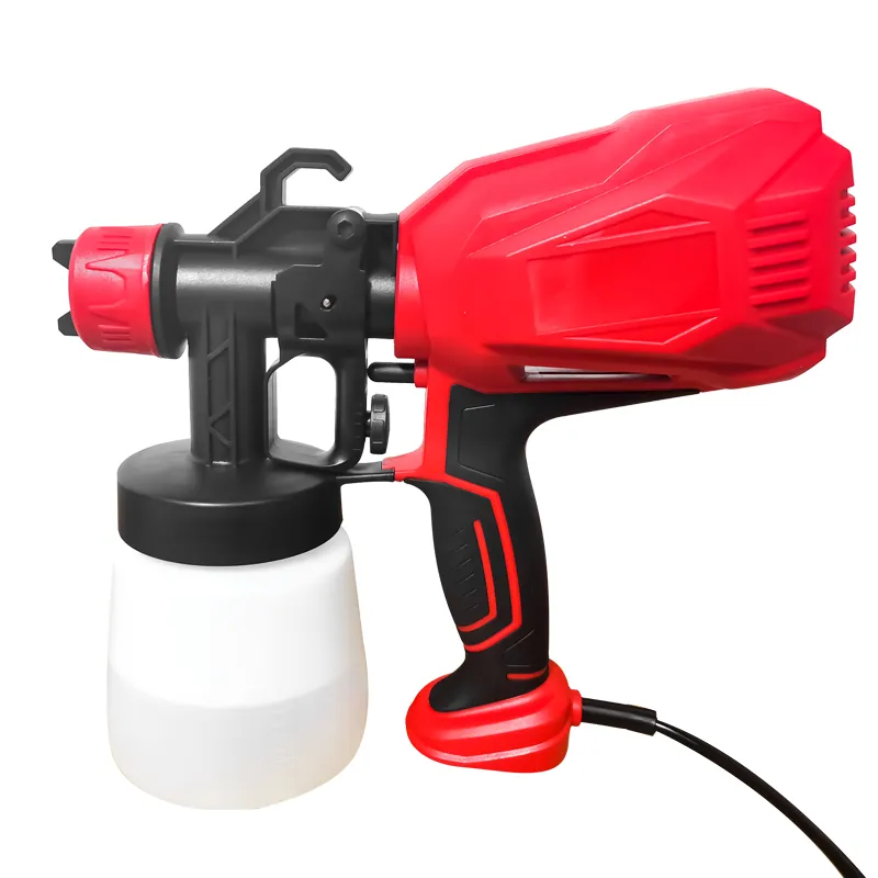OEM Paint Sprayer 700W HVLP Spray Gun with Cleaning Blowing Joints 4 Nozzle Sizes 3 Spray Patterns Spray Gun