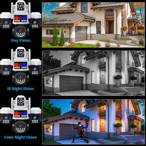 กล้องวงจรปิดพลังงานแสงอาทิตย์ Sunivision 4G 4MP HD พร้อมไฟส่องสว่าง มองเห็นในเวลากลางคืน 3 เลนส์ แจ้งเตือนการเคลื่อนไหว รองรับการ์ดหน่วยความจำ - Product Image 5