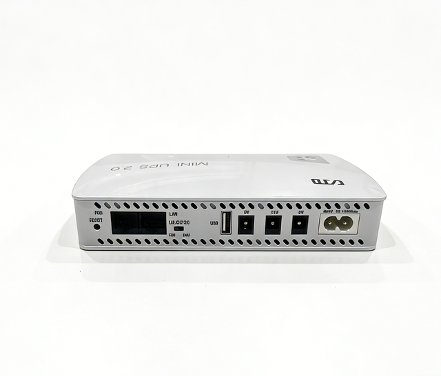 Mini UPS 18W Power Supply (85-265VAC) - USB/DC/POE Outputs with 8800mAh Lithium Battery for Electronic Devices