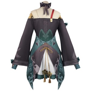 Anime Spiel Party Outfit Honkai Star Rail <span class=keywords><strong>Qingque</strong></span> Cosplay Kostüm Full Set GAHC-008 - Product Image 4