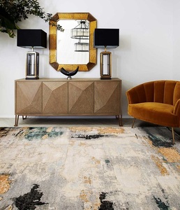 Alfombra de Diseño de Lujo Glory Days, Hecha a Mano con Lana Premium de Nueva Zelanda, para Sala de Estar Moderna, Dormitorio, Hotel, Villa, Decoración del Hogar - Product Image 1