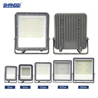 Projecteur LED extérieur IP65 en aluminium moulé sous pression, vente directe usine, pour cour et jardin, 30W, 50W, 100W, 150W, 200W, 300W
