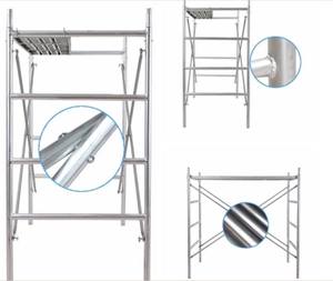 Échafaudage à cadre pour escaliers, échafaudage à cadre en H pour coffrage, échafaudage à cadre pliable, échafaudage portable - Product Image 3