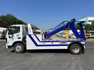 <span class=keywords><strong>Dongfeng</strong></span> duolika 4*2 Camion de sauvetage routier type remorquage remorquage dépanneuse séparée camion remorquage à plat manuel automatique - Product Image 3