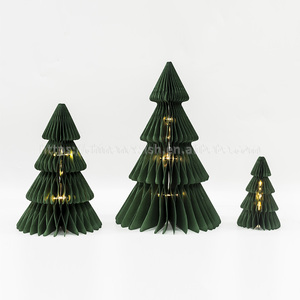 Arbre <span class=keywords><strong>de</strong></span> <span class=keywords><strong>Noël</strong></span> lumineux papier écologique <span class=keywords><strong>vert</strong></span> <span class=keywords><strong>rouge</strong></span> <span class=keywords><strong>blanc</strong></span> multicolore papier pliant décor vacances décoration <span class=keywords><strong>de</strong></span> <span class=keywords><strong>table</strong></span> <span class=keywords><strong>de</strong></span> <span class=keywords><strong>Noël</strong></span> - Product Image 1