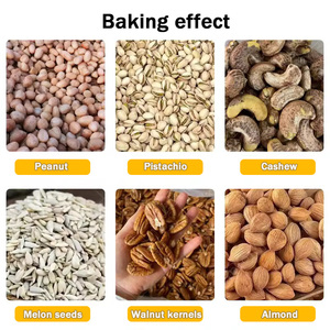 Tostatrice Commerciale Automatica per Noci in Acciaio Inox SUS304, Attrezzatura per Tostatura di Castagne e Chicchi di Caffè per Impianti di Lavorazione Noci - Product Image 4