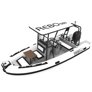 Gommone RHIB 580 da 19 Piedi in Alluminio ad Alta Velocità Gommone Gonfiabile in Hypalon/PVC con Tavolo - Product Image 3