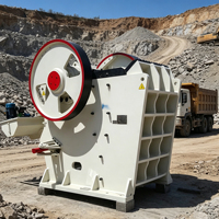 Concasseur à mâchoires compact à faible vibration de petite taille 110 Tph 200 Tph, concasseur à mâchoires pour l'extraction d'or