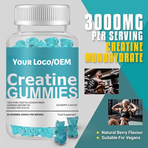 Groothandel OEM Private Label Volwassenen Suiker Vrij Vegan 3000mg Pre-Workout Energieboost Creatine Monohydraat Gummies Supplementen - Product Image 2