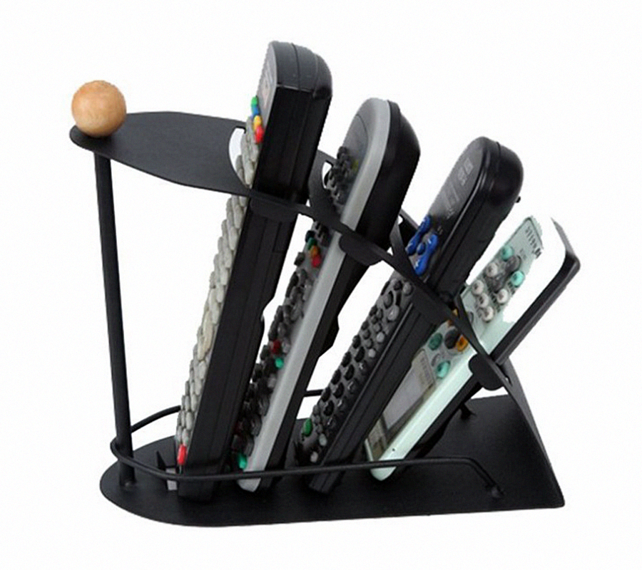 TV Remote Control Organizer Metal Control Rack Holder