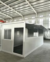 Maison préfabriquée de 20 pieds, maison modulaire pliable Z/X, maison conteneur portable d'extérieur, maison préfabriquée flexiblement combinable