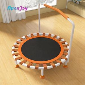 Trampolín para Niños para Interiores con Red de Seguridad y Barandilla, Cama Elástica Resistente, Juguete para Niños y Niñas para Hacer Ejercicio - Product Image 1