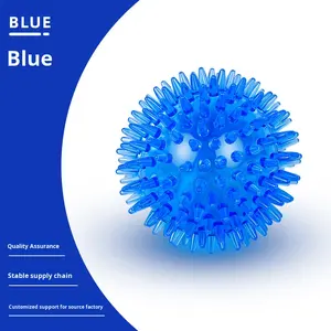 Parlak TPR eğitim <span class=keywords><strong>Pet</strong></span> köpek topu kedi köpek ses oyuncak başak top köpek oyuncak - Product Image 2