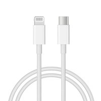 Cable de Carga Rápida USB C Tipo C a 8 Pines para Teléfono Móvil Apple, Cable de Datos TPE PD para iPhone, Precio de Fábrica, 1m/2m