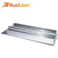 KUALIAN Chemin de câbles galvanisé perforé en métal, canal de support électrique, solution de câblage durable