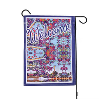 Drapeau de jardin personnalisé double face 30x45cm (12x18 pouces) pour décoration extérieure – Fournisseur fabricant de drapeaux