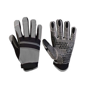Guantes de seguridad de cuero sintético totalmente personalizados, guantes antivibración para protección de manos, guantes mecánicos de seguridad - Product Image 5