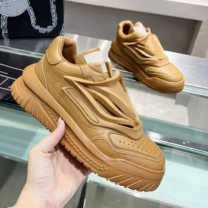 Chaussures décontractées tendance 2026 pour hommes, baskets respirantes à semelle épaisse rehaussée style rétro, chaussures chunky type « Spaceship » pour femmes - Product Image 2