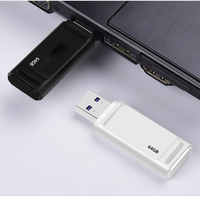Hadiah Promosi Merek Terkenal Harga Murah USB 2.0 Plastik 1TB 2TB Penyimpanan Memori Flash Eksternal dengan Enkripsi Garansi 1 Tahun