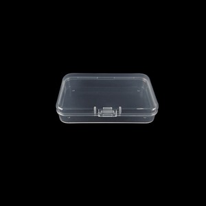 Transparent <b>Plastic</b> Storage <b>Box</b> 7.5X4.5X1.5Cm PP Jewelry Organizer With Lid For Small Parts And Accessories - Product Image 3