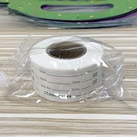 Lot de 250 autocollants rectangulaires en papier écologique pour dates alimentaires, écriture manuscrite, usage domestique