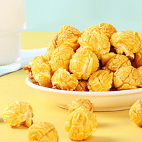 Palomitas de maíz con sabor a caramelo, palomitas de maíz en forma de hongo, aperitivos chinos de marca propia, 358g/palomitas de maíz