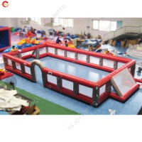 Terrain de Football gonflable commercial terrain de Football géant en bâche en PVC pour le sport unisexe nouvel état avec Kits de réparation inclus