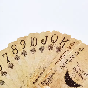Cartas lisas de nueva calidad personalizadas de estilo Vintage, juego de mesa de Alice in Game, juego de póquer Retro, póker de regalo novedoso - Product Image 2