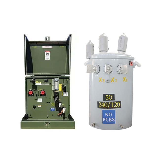 50kVA Oil Electrical Power Distribution Transformer Single Phase 480V Industrial Use Price