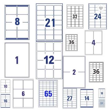 자동 접착 A4 종이 바코드 스티커 인쇄 열 라벨 costom 접착 종이 라벨