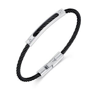 <span class=keywords><strong>Bracelet</strong></span> Câble Simple en <span class=keywords><strong>Acier</strong></span> Inoxydable Plaqué <span class=keywords><strong>Or</strong></span> 18K pour Hommes <span class=keywords><strong>et</strong></span> Femmes, Chaîne Torsadée, Cadeau Bijou - Product Image 3