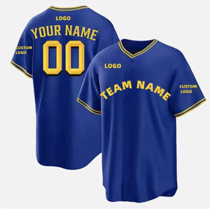 2025 Venta al por mayor de alta calidad sublimación de béisbol y softbol Jerseys Venta caliente conjunto cosido con #44 #24 desgaste suave y cómodo - Product Image 4