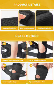 Rodillera Deportiva de Malla Transpirable de Primera Calidad para Baloncesto, Voleibol, Correr, Ciclismo, Protección Profesional Ligera y Elástica - Product Image 6