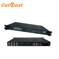 Sintonizador DVB-S/S2 de 4 Canales a IP IRD, Compatible con Tarjetas CAM, Receptor de Satélite de Rack 1U con 4 Ranuras CI