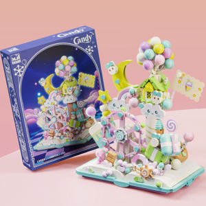 13065 Creative MOC Castillo de Ensueño Casa de Dulces con Noria, 1188 Piezas, Bloques de Construcción, Juego de Bloques de Plástico para Niños - Product Image 6