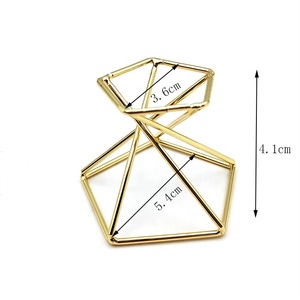 Giá Đỡ Cây Không Khí Hình Học Giá Trồng Cây Bằng Vàng Giá Đỡ Chậu Trồng Cây Đồ Trang Trí Sống Himmeli Chậu Tillandsia Cổ Điển Hiện Đại - Product Image 5