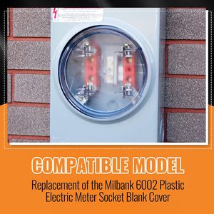 Couverture de <span class=keywords><strong>compteur</strong></span> électrique en plastique transparent de haute qualité / <span class=keywords><strong>Cache</strong></span> de prise de <span class=keywords><strong>compteur</strong></span> électrique - Product Image 5