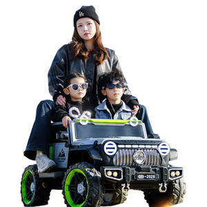 Entretenimiento Familiar, Auto Eléctrico Infantil de Plástico de Alta Calidad, Sistema de Tracción en las Cuatro Ruedas, Regalo de Cumpleaños - Product Image 1