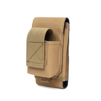 Pochette de téléphone camouflage Oxford à cadre interne, étanche, pour cigarette électronique, sac banane de sport et cyclisme, doublure PVC, multifonction tactique