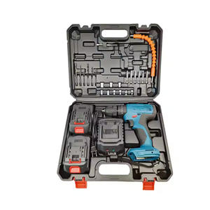 Taladro Inalámbrico <span class=keywords><strong>de</strong></span> Impacto Eléctrico para Trabajos en Madera <span class=keywords><strong>de</strong></span> 21 V, Fácil <span class=keywords><strong>de</strong></span> Usar, con Batería <span class=keywords><strong>de</strong></span> Litio, Juego <span class=keywords><strong>de</strong></span> 25 Herramientas, Económico - Product Image 5